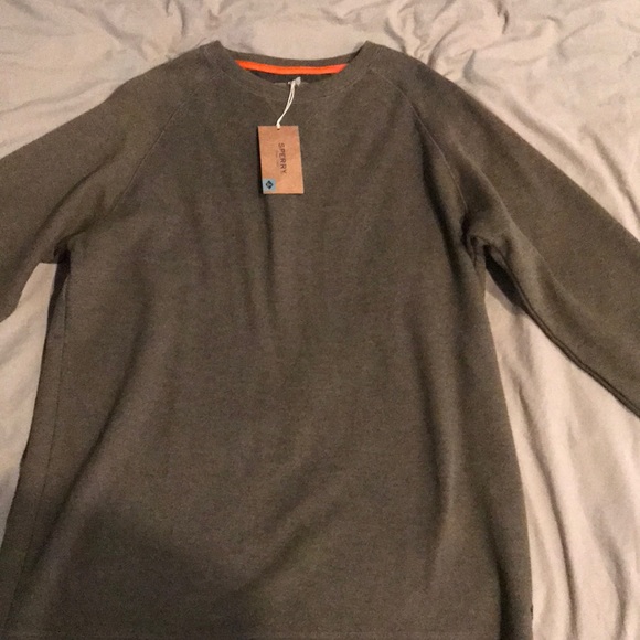 Sperry’s Raw Edge Crew Sweatshirt - Picture 2 of 4